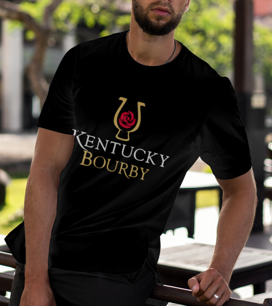 Kentucky Bourby Horseshoe Rose Bourbon T-Shirt