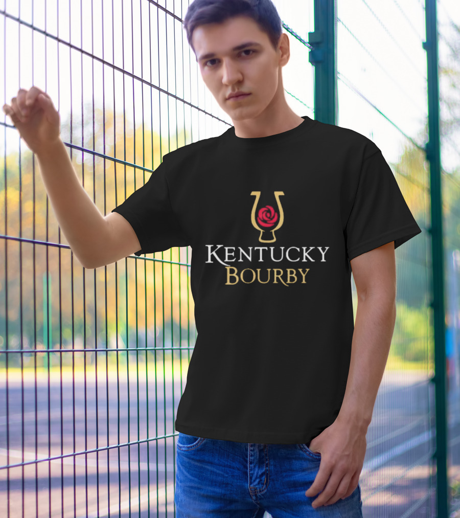 Kentucky Bourby Horseshoe Rose Bourbon T-Shirt
