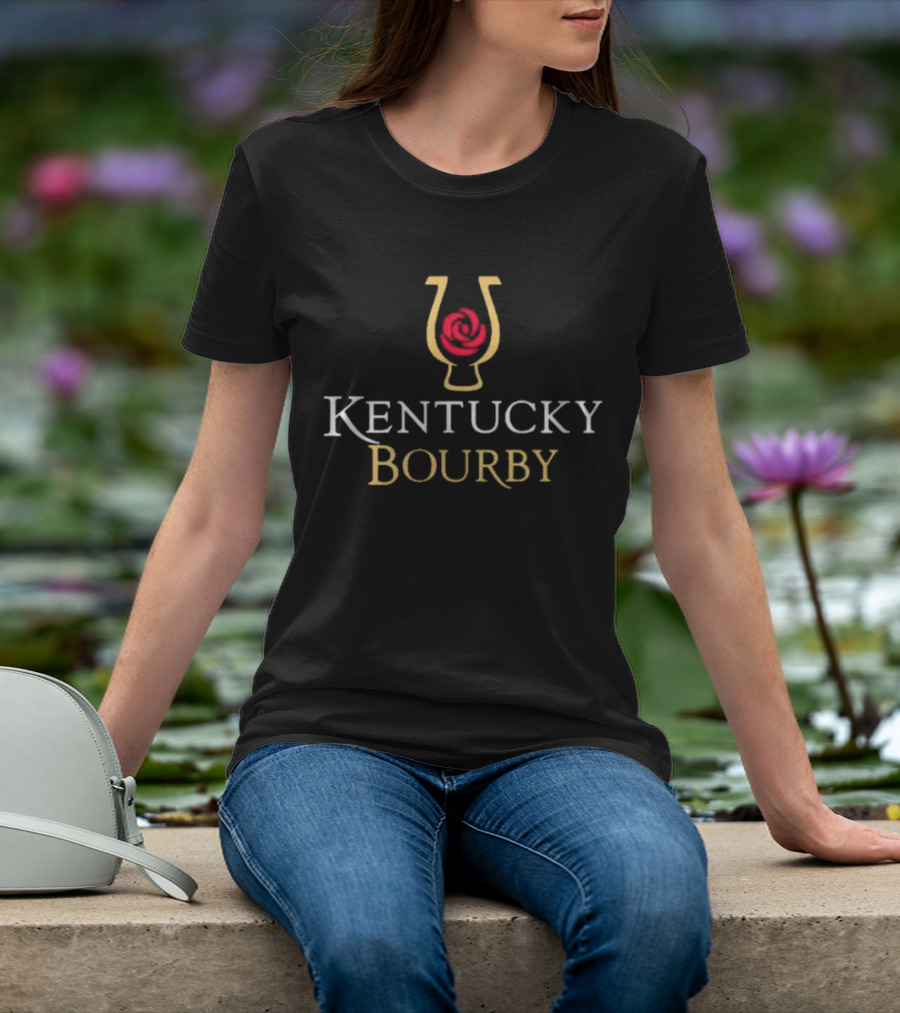 Kentucky Bourby Horseshoe Rose Bourbon T-Shirt