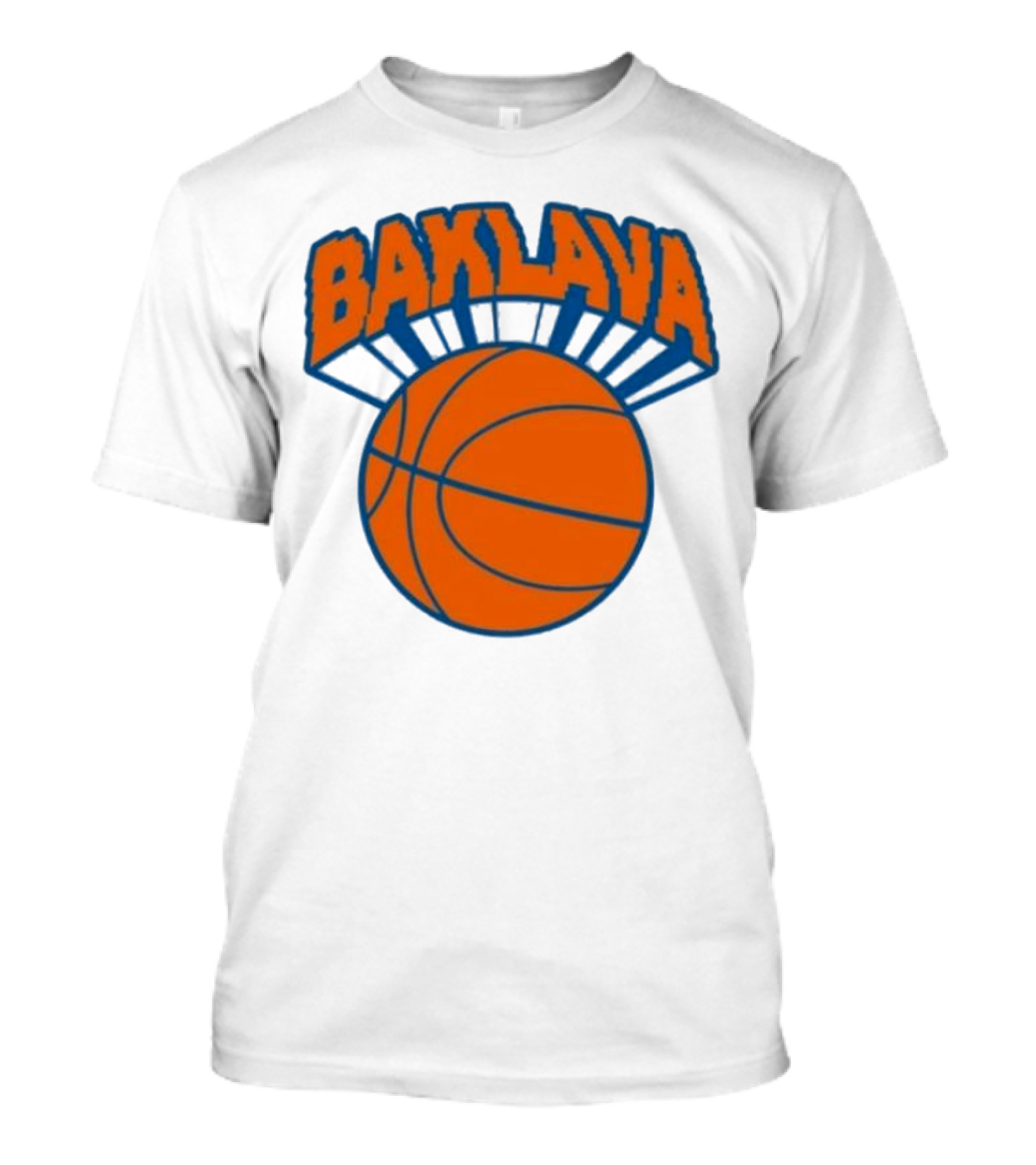 Bronson Baklava NY Knicks Basketball T-Shirt