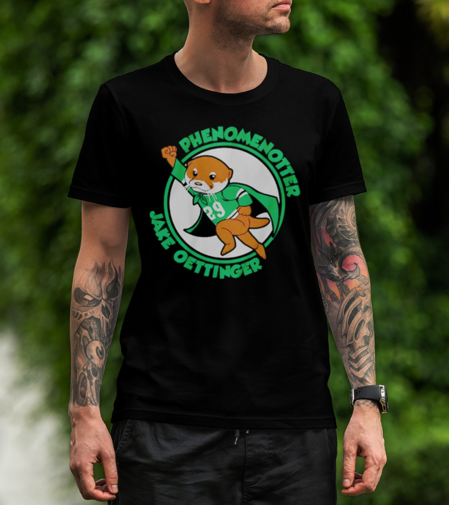 Dallas Stars Jake Oettinger Phenomenotter 29 Superhero Otter T-Shirt