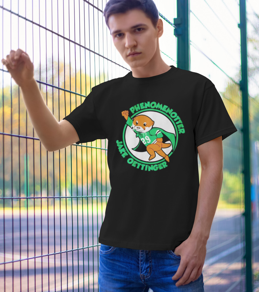 Dallas Stars Jake Oettinger Phenomenotter 29 Superhero Otter T-Shirt