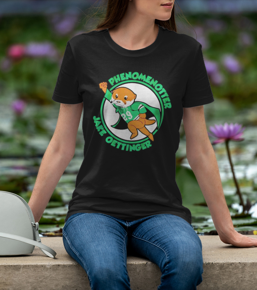 Dallas Stars Jake Oettinger Phenomenotter 29 Superhero Otter T-Shirt