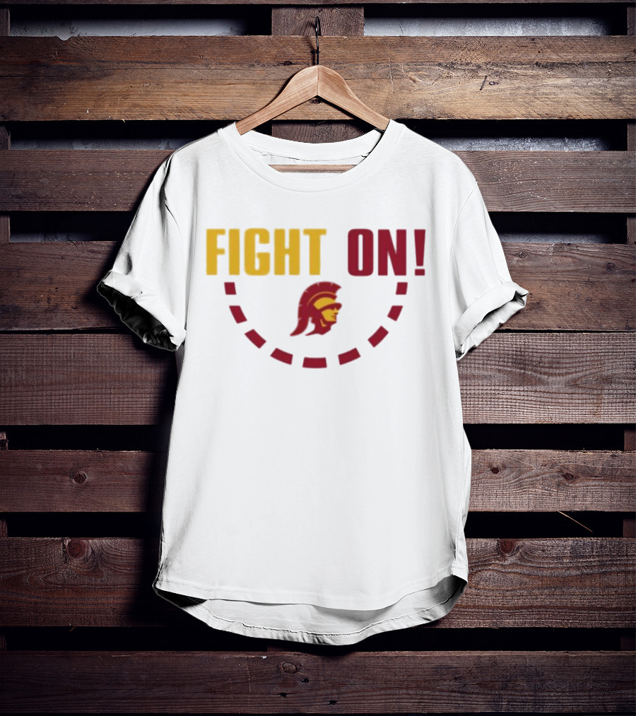 FIGHT ON USC Trojans Trojan Head T-Shirt