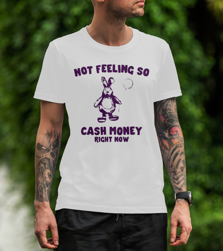 Bunny Not Feeling So Cash Money Right Now T-Shirt