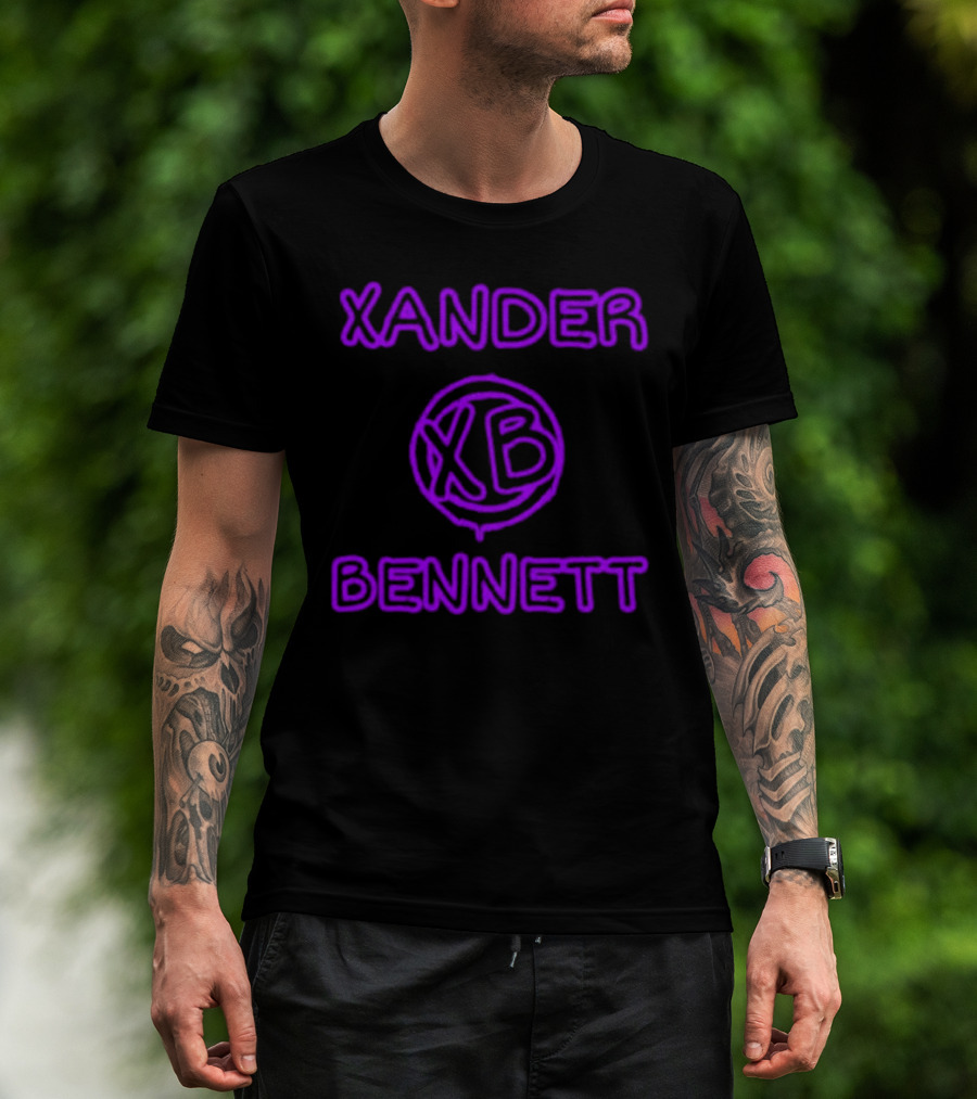 Xander Bennett XB Drip Neon Circle T-Shirt