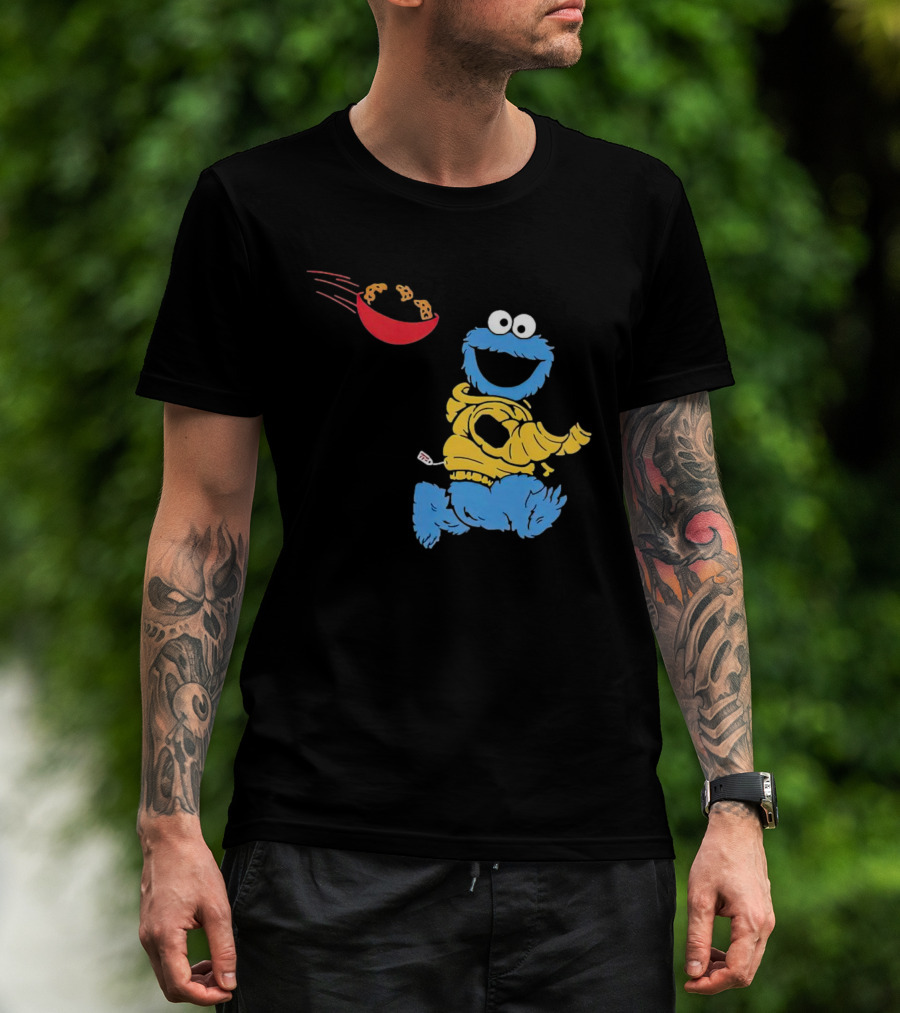 Catch Monster Chasing Cookie Bowl T-Shirt