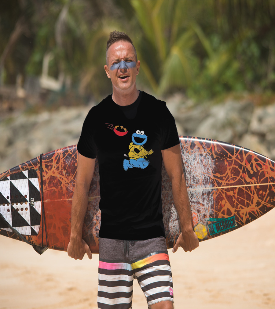 Catch Monster Chasing Cookie Bowl T-Shirt