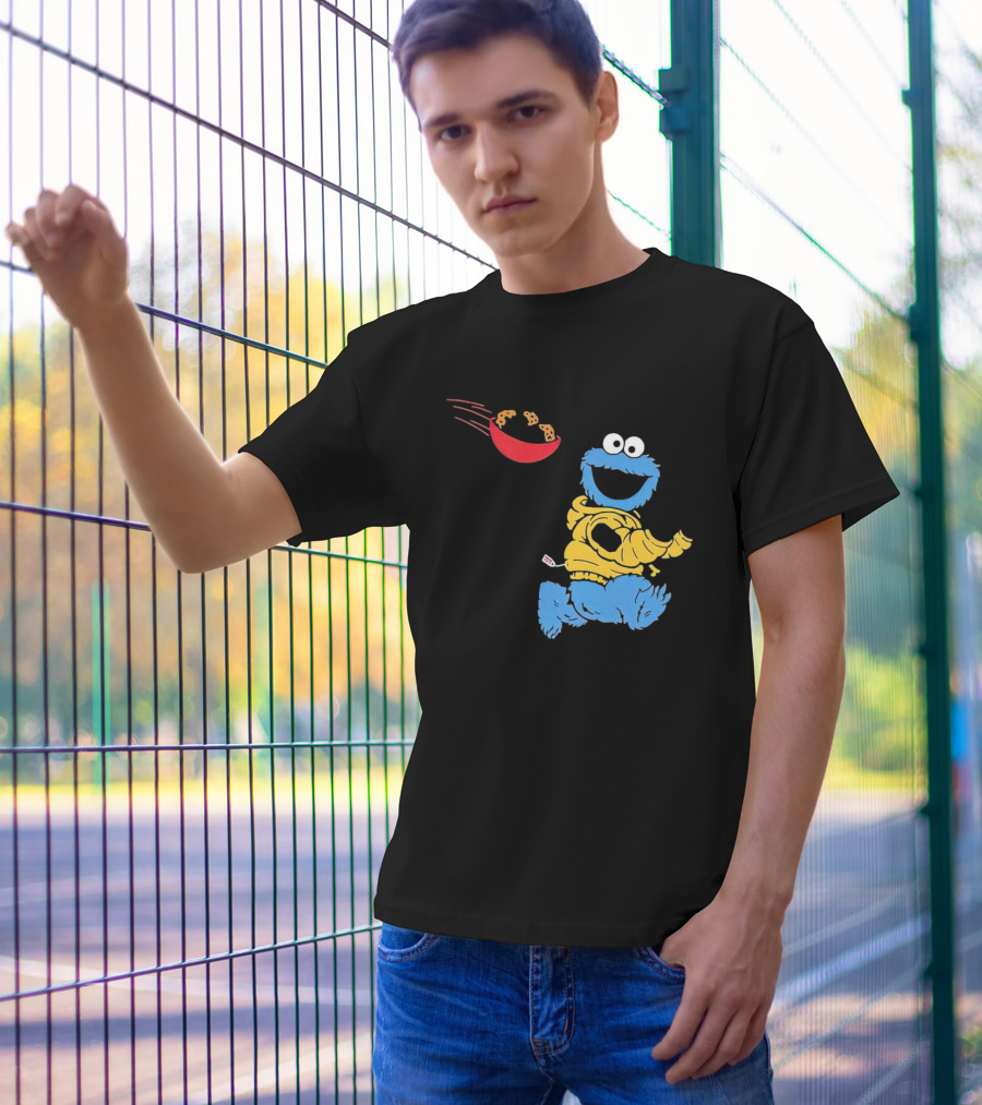 Catch Monster Chasing Cookie Bowl T-Shirt