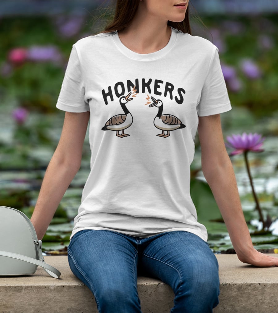 HONKERS Ducks Geese Cartoon Humor T-Shirt
