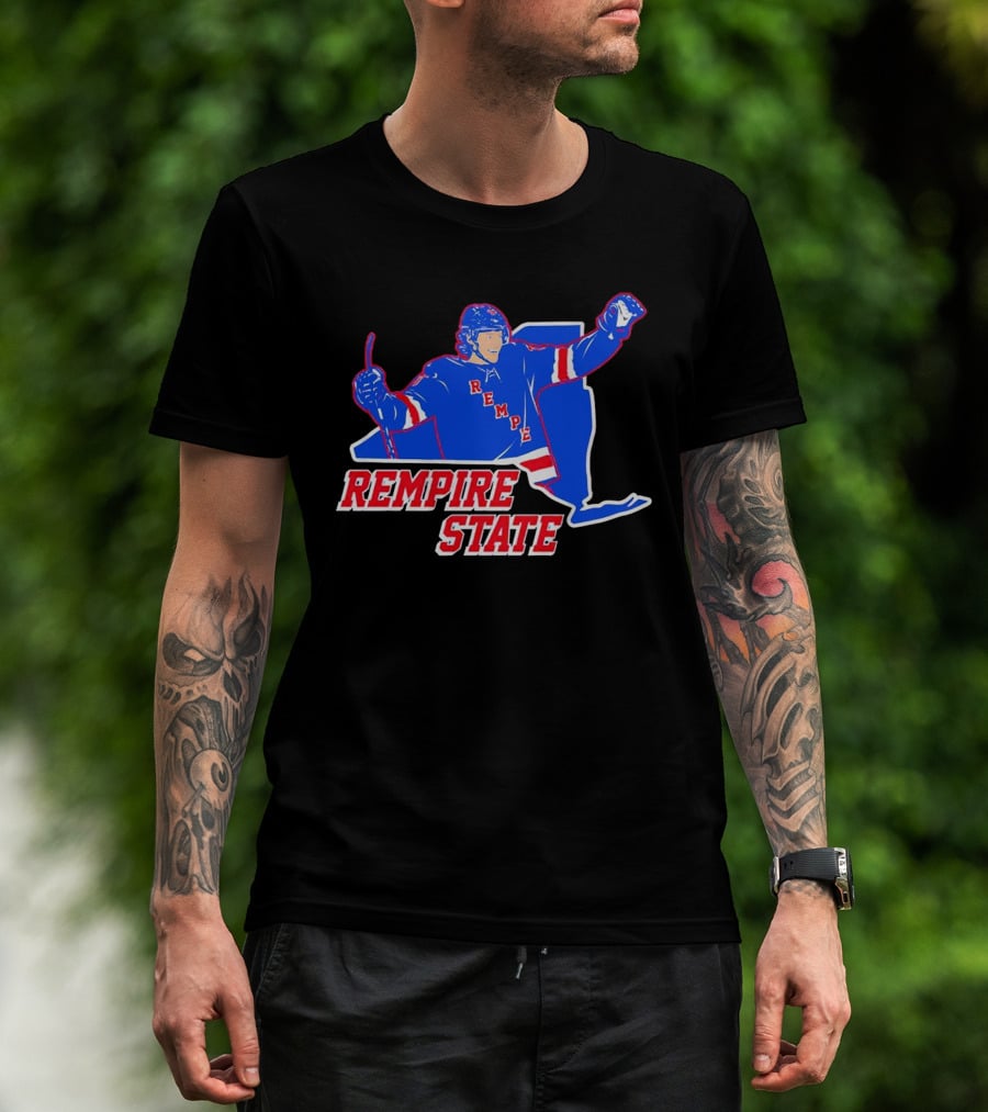 Matt Rempe Rempire State Hockey New York Rangers T-Shirt