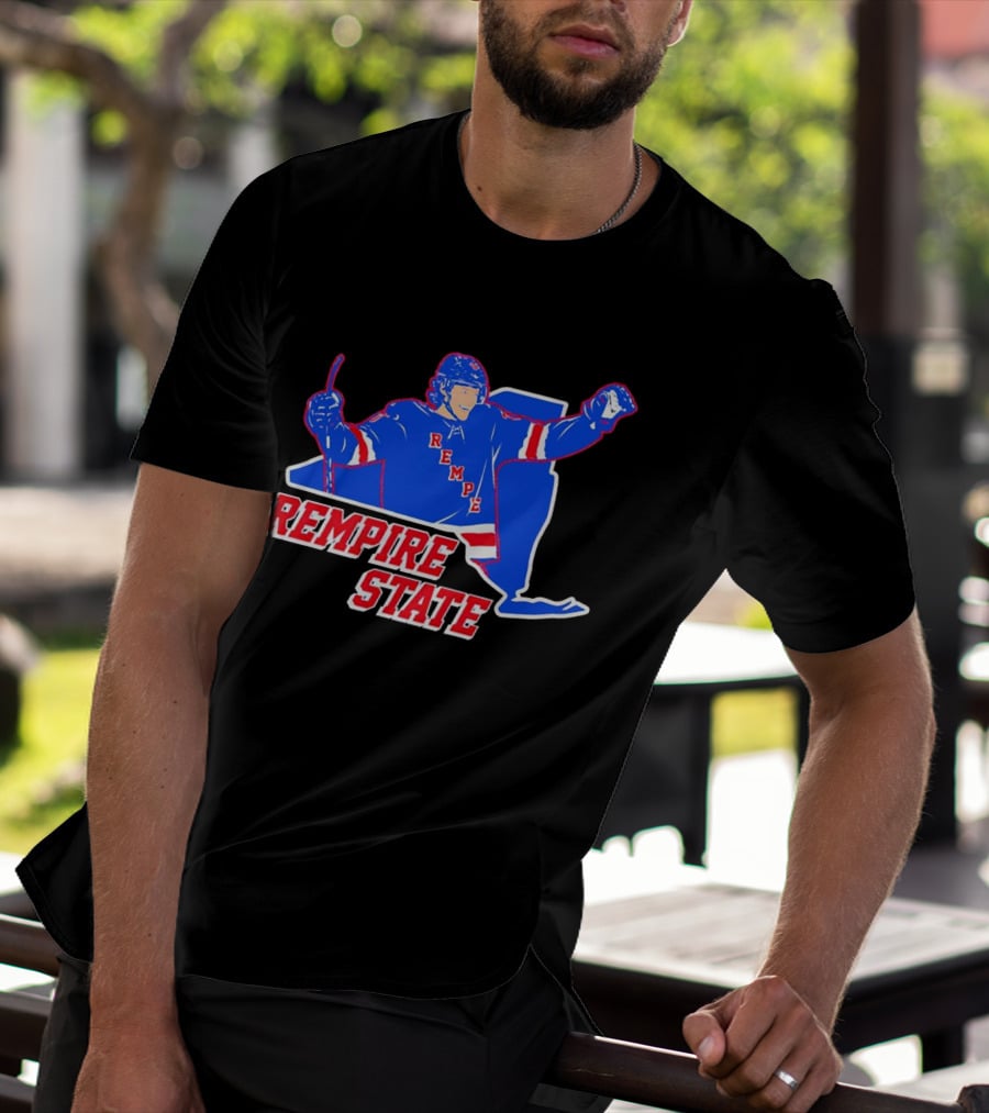 Matt Rempe Rempire State Hockey New York Rangers T-Shirt