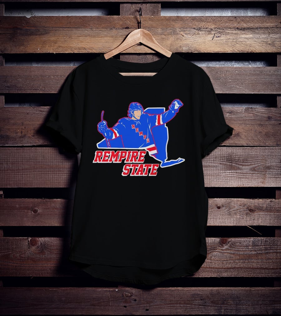 Matt Rempe Rempire State Hockey New York Rangers T-Shirt