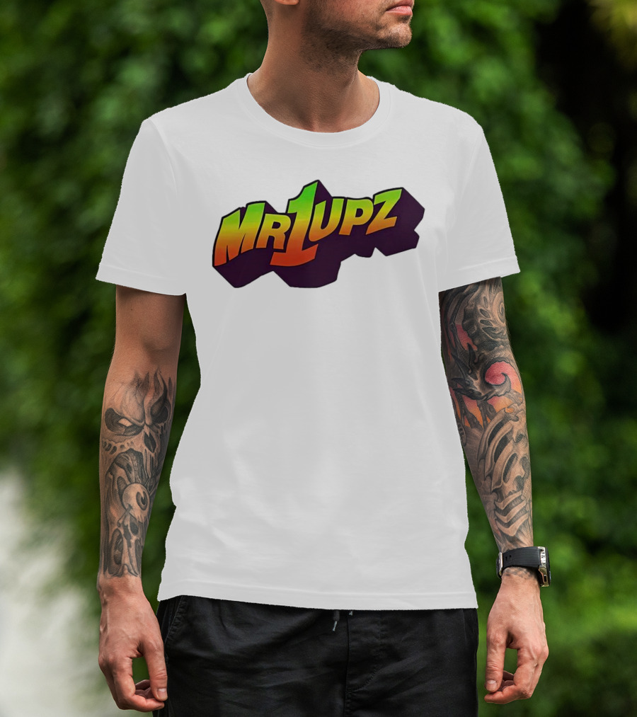 Mr1upz Shagadelic Retro Gradient Text T-Shirt