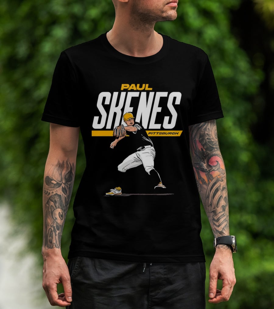 Paul Skenes Pittsburgh Pirates MLBPA Baseball Player T-Shirt