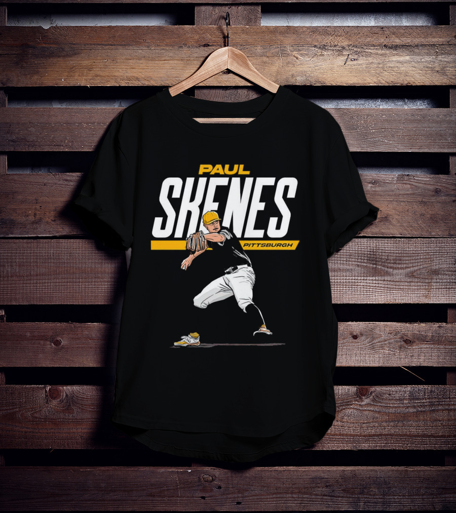 Paul Skenes Pittsburgh Pirates MLBPA Baseball Player T-Shirt