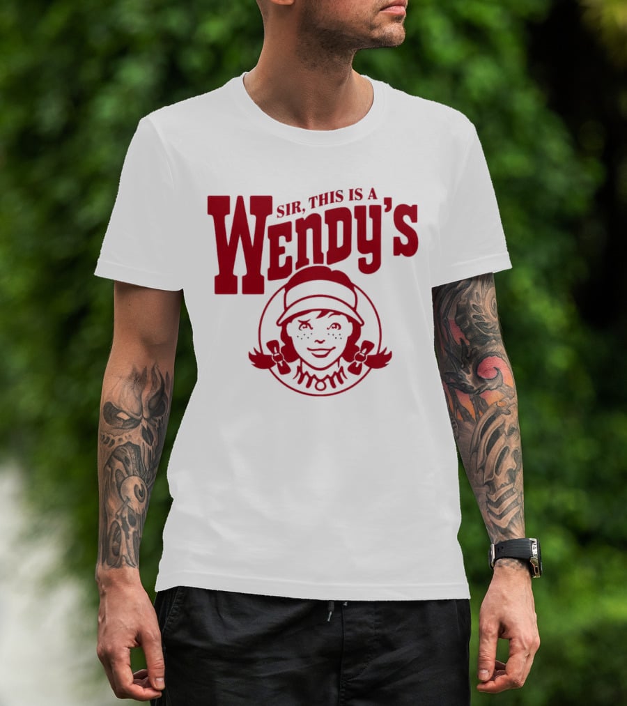 Sir This Is A Wendy’s Logo With Iconic Branding T-Shirt
