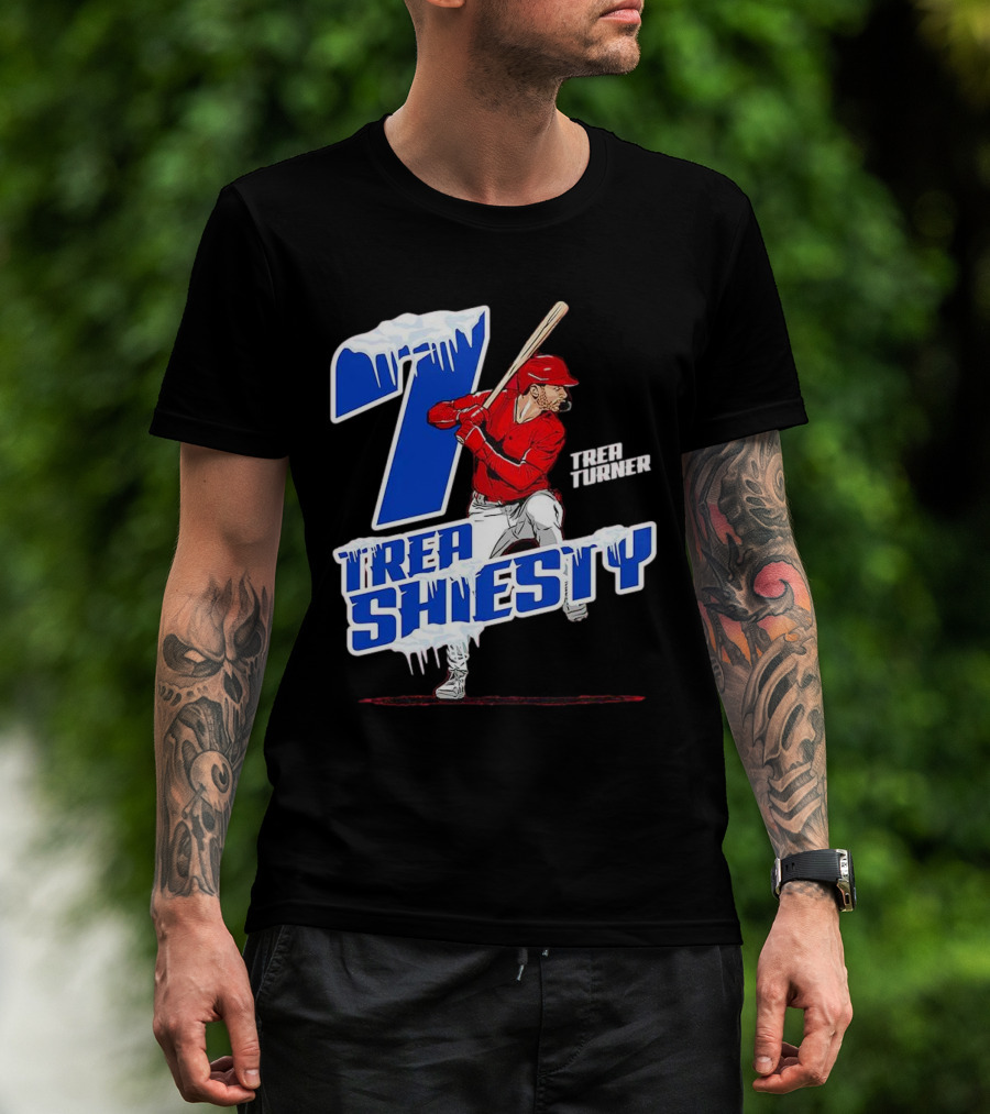 Trea Shiesty 7 Icy Trea Turner Philadelphia Phillies Baseball T-Shirt