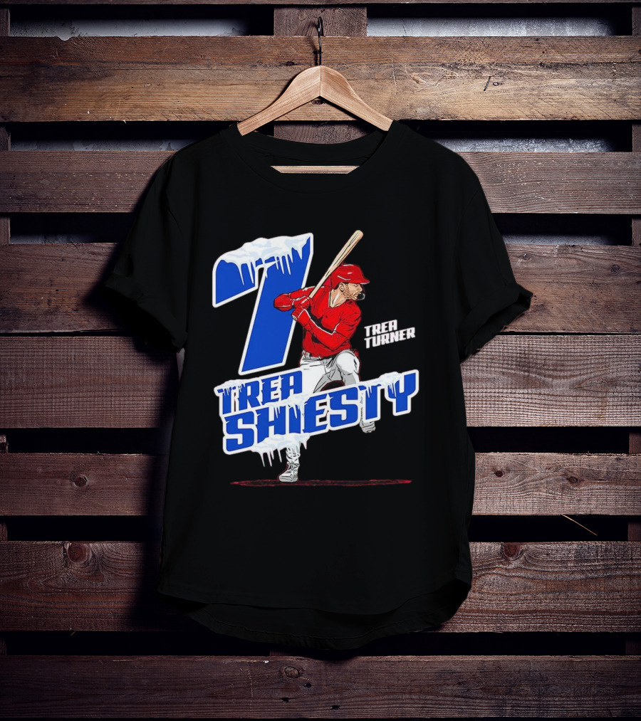 Trea Shiesty 7 Icy Trea Turner Philadelphia Phillies Baseball T-Shirt