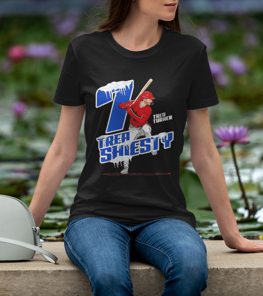 Trea Shiesty 7 Icy Trea Turner Philadelphia Phillies Baseball T-Shirt