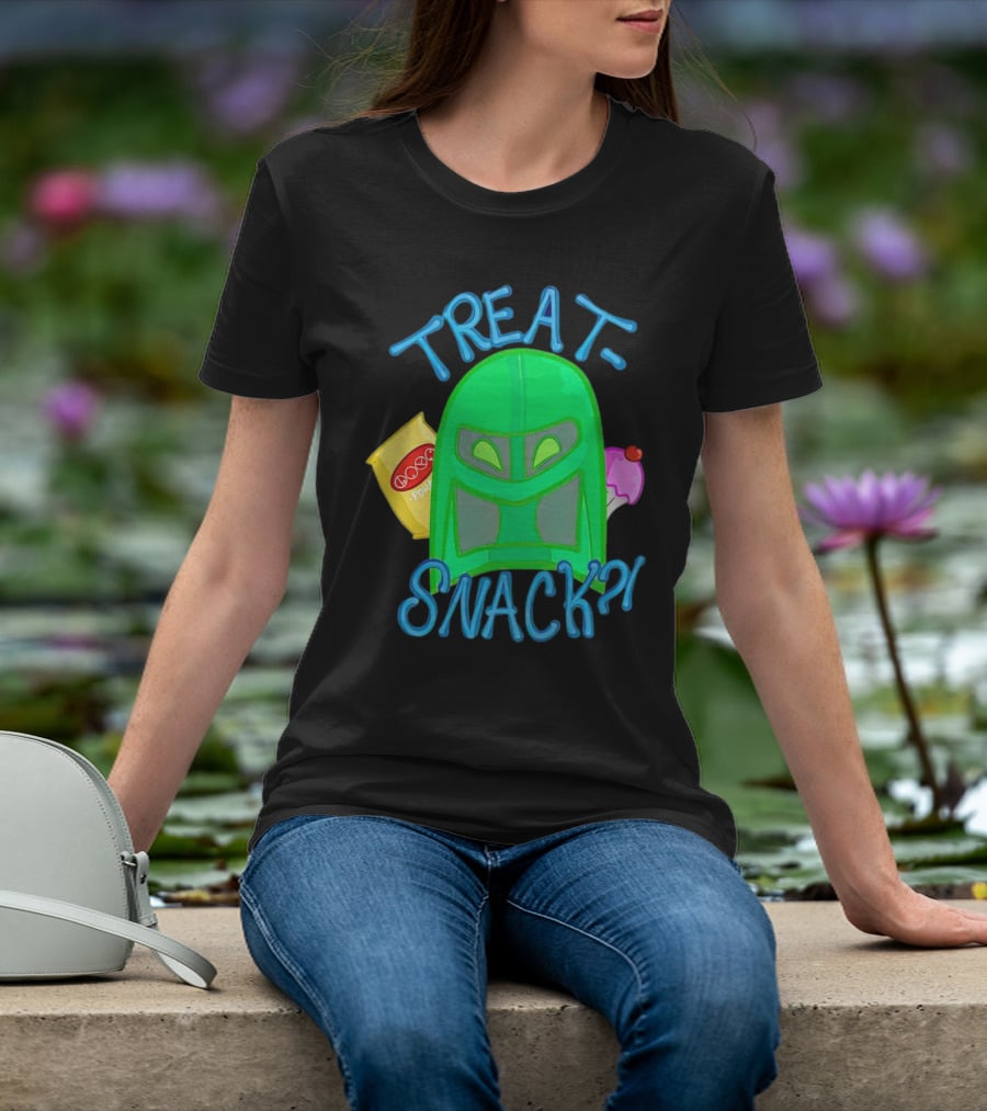 Treat Snack Helmet With Ice Cream And Space Snacks T-Shirt
