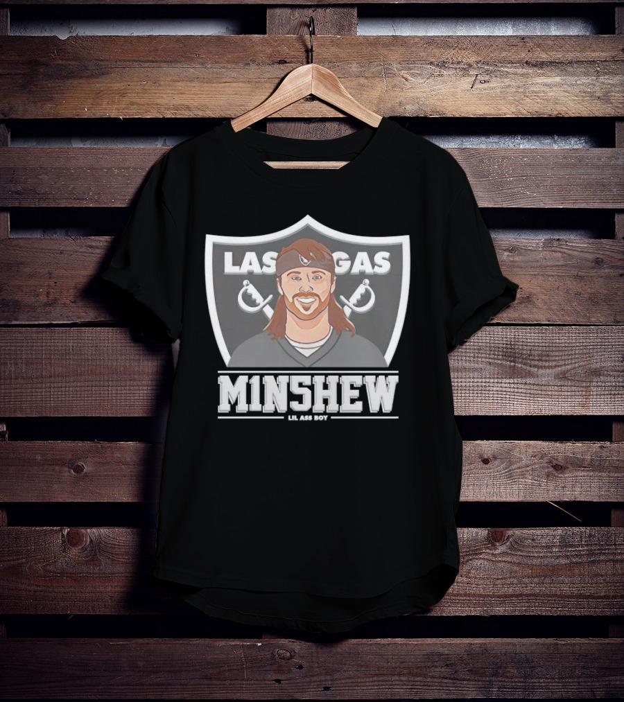 Las Vegas Raiders Minshew M1N5HEW Lil Ass Boy T-Shirt
