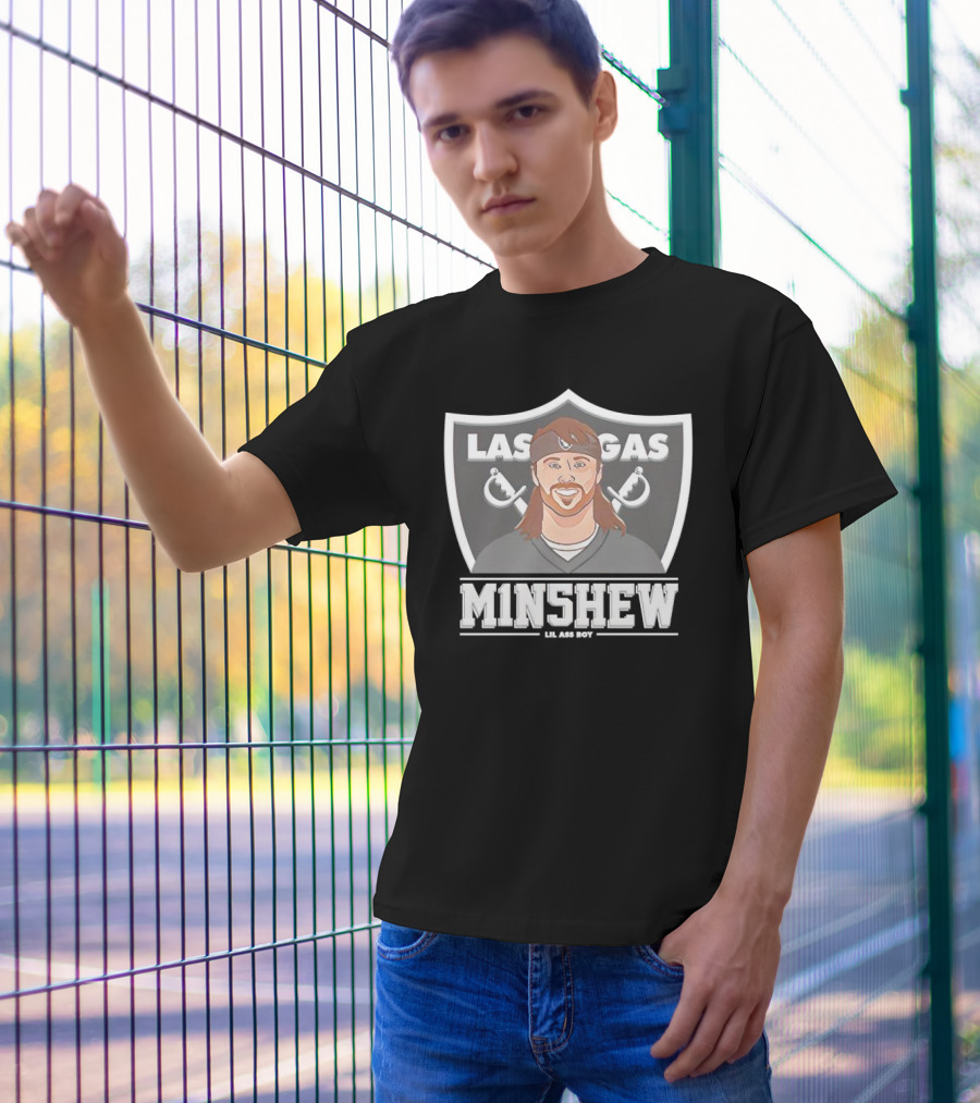 Las Vegas Raiders Minshew M1N5HEW Lil Ass Boy T-Shirt