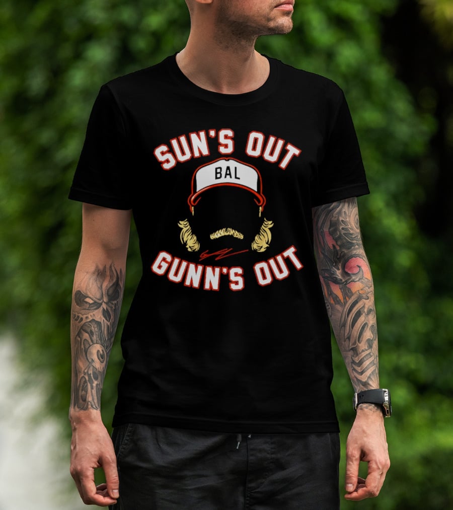 Gunnar Henderson Sun’s Out Gunn’s Out BAL Cap T-Shirt