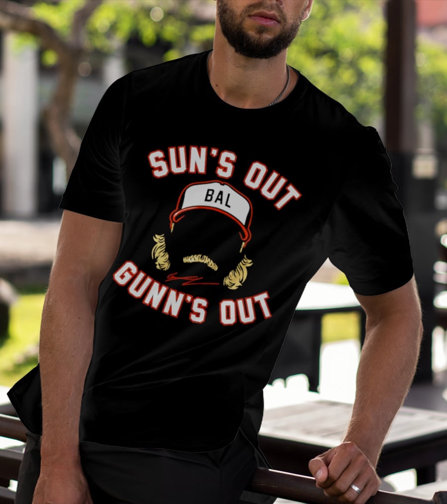 Gunnar Henderson Sun’s Out Gunn’s Out BAL Cap T-Shirt