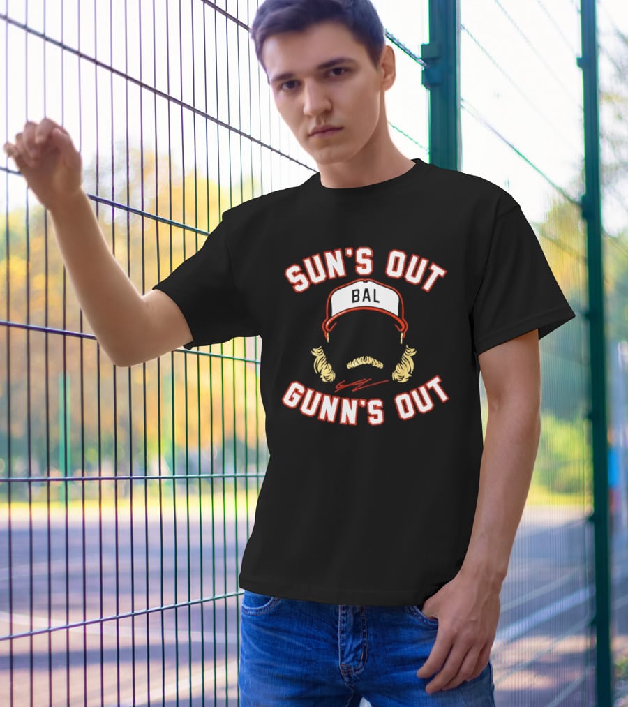 Gunnar Henderson Sun’s Out Gunn’s Out BAL Cap T-Shirt