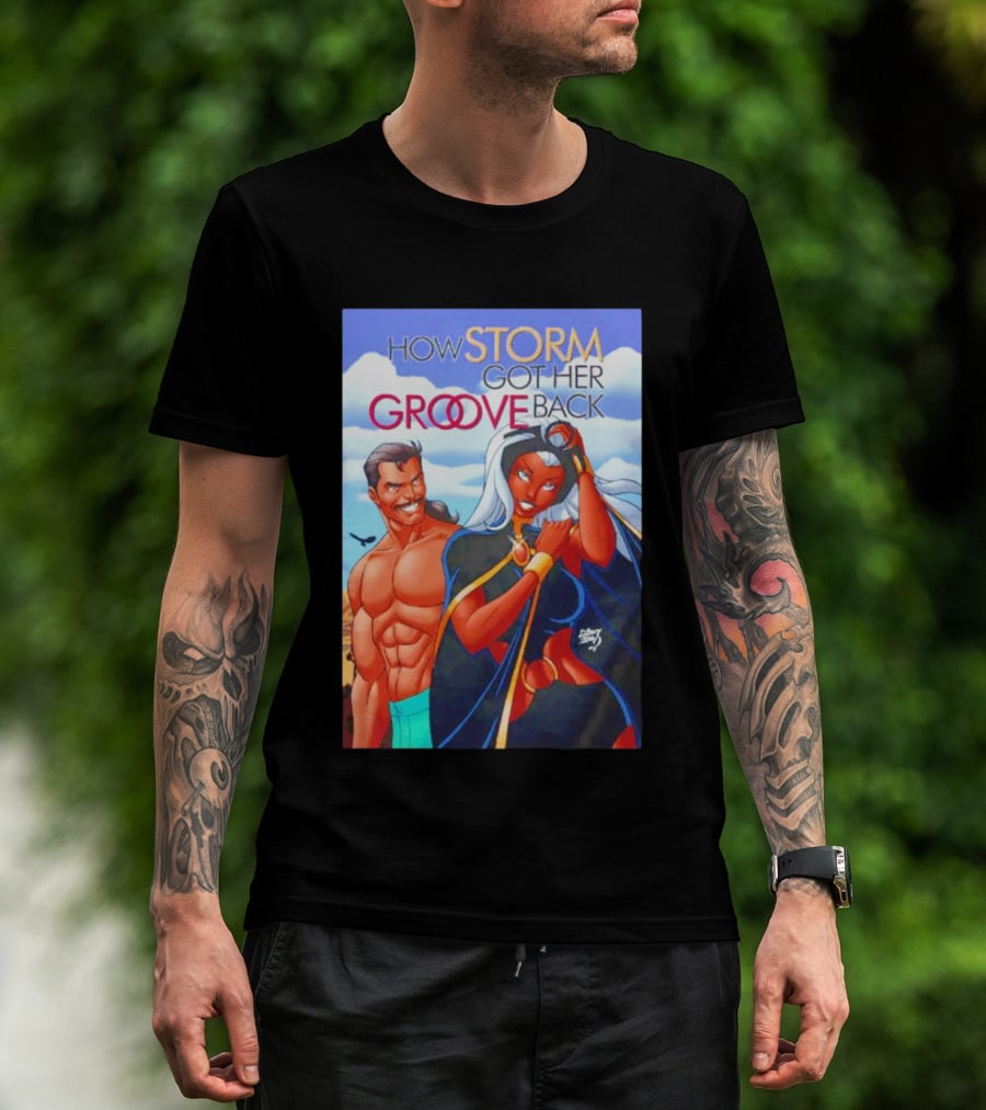 How Storm Got Her Groove Back Comic Style Cover T-Shirt