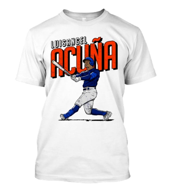Luisangel Acuna Baseball Hitter Action T-Shirt