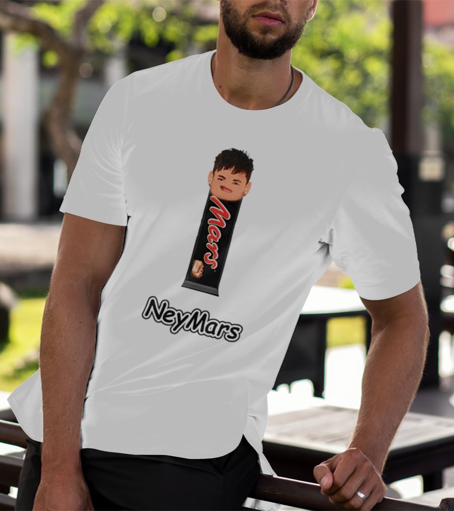 NeyMars Mars Candy Parody Football Star Mashup T-Shirt