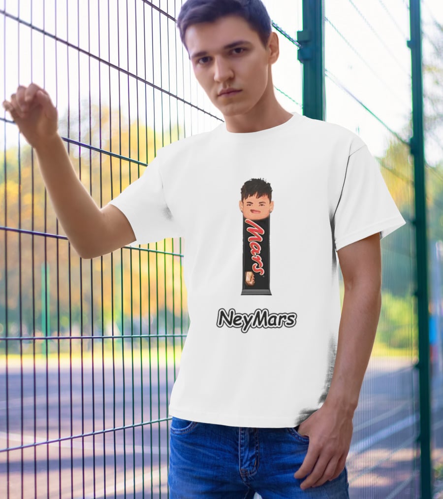 NeyMars Mars Candy Parody Football Star Mashup T-Shirt