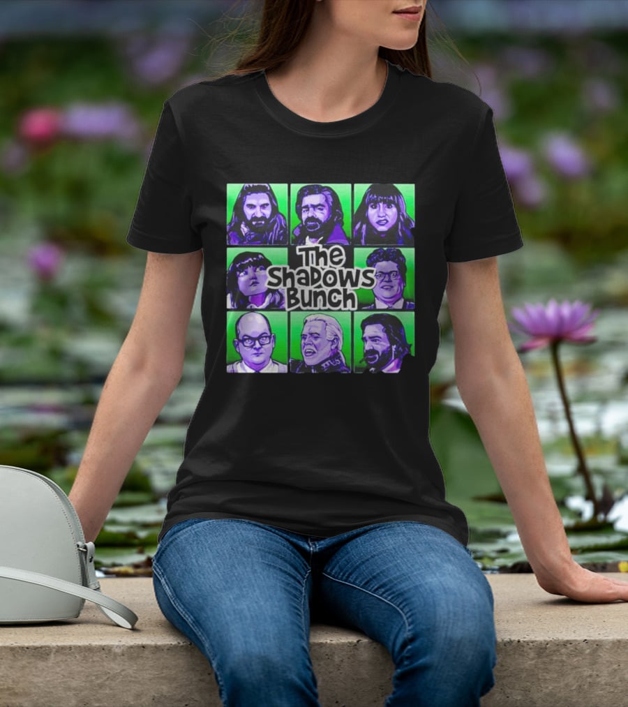 The Shadows Bunch Characters Pop Art Collage T-Shirt