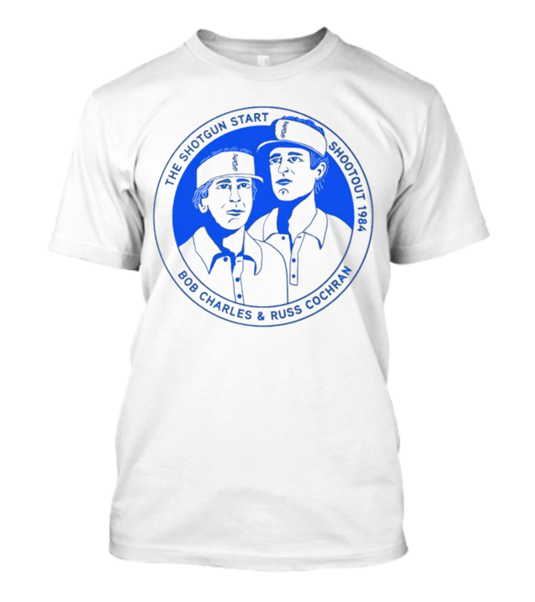 The Shotgun Start Shootout 1984 Bob Charles And Russ Cochran T-Shirt