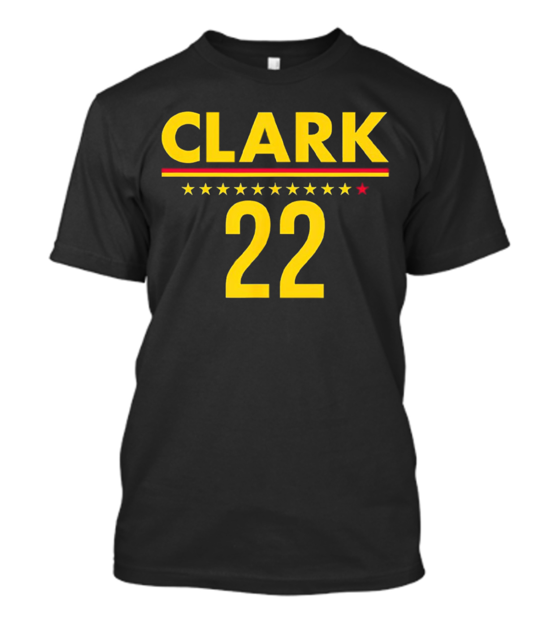 Caitlin Clark Clark 22 Stars T-Shirt