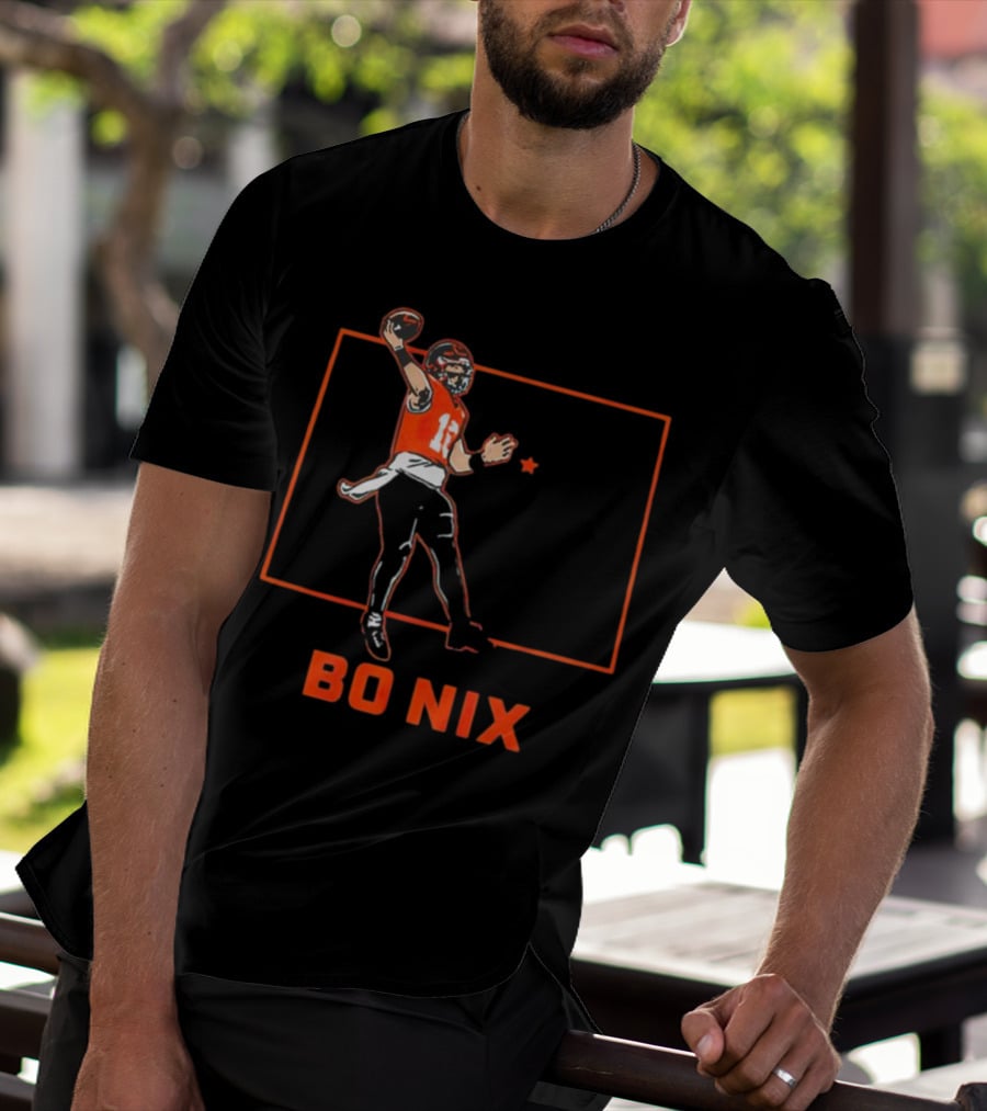Bo Nix Football Star Player Denver Broncos T-Shirt