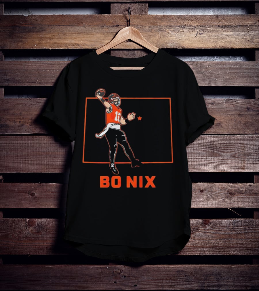 Bo Nix Football Star Player Denver Broncos T-Shirt