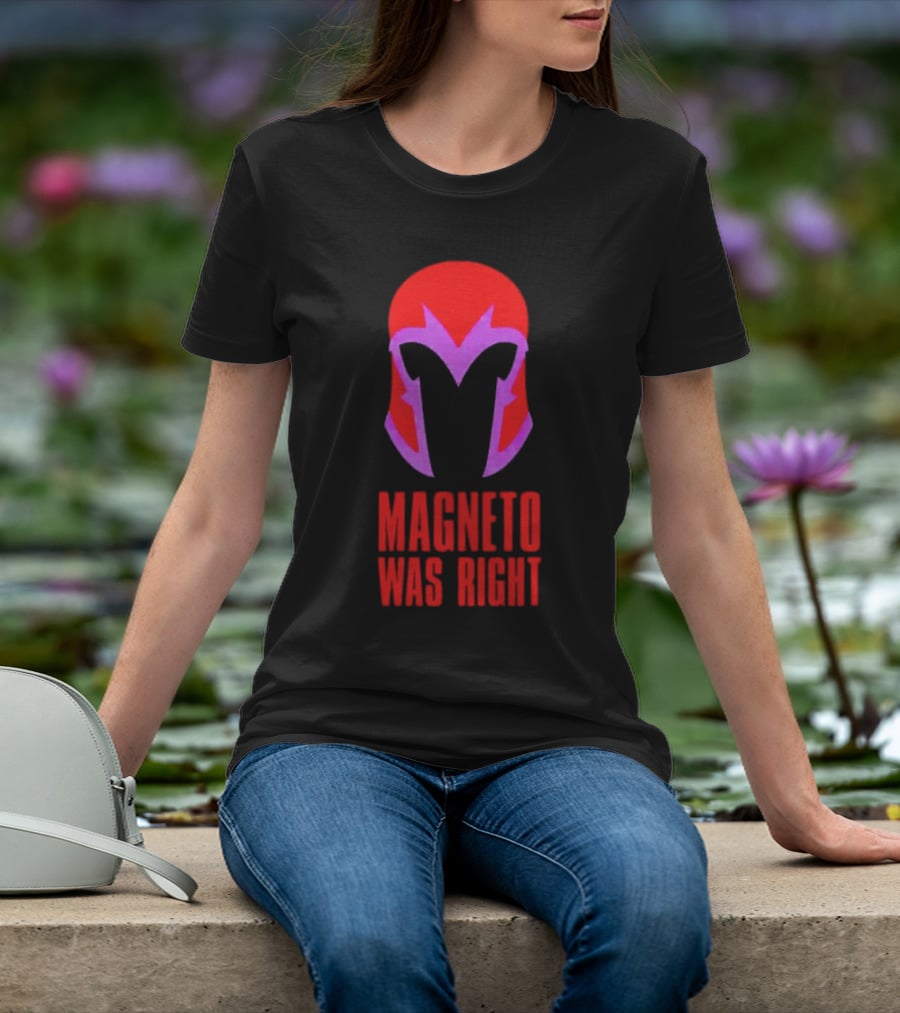 Magneto Was Right Helmet Icon Marvel Fan T-Shirt