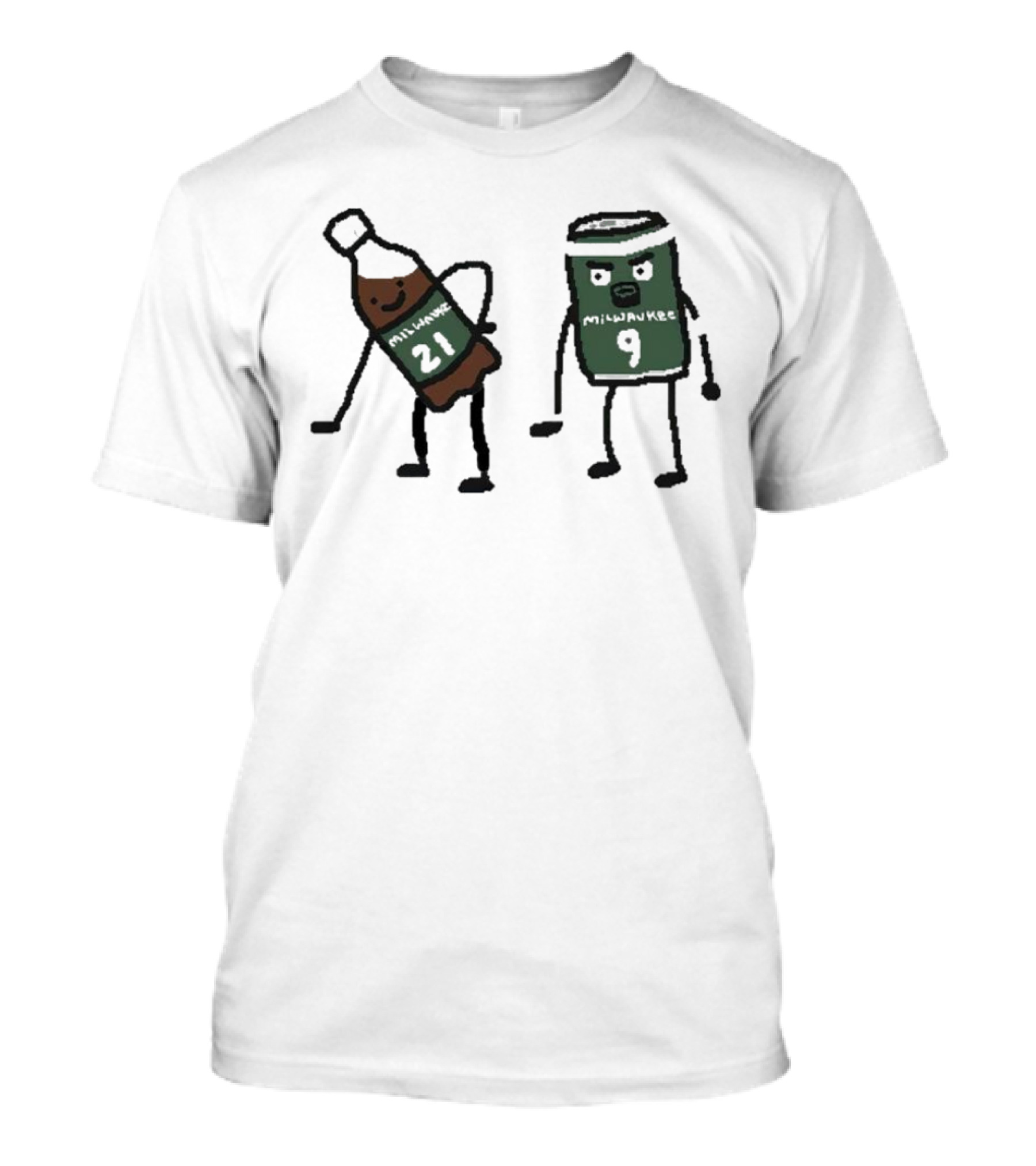 Milwaukee Beverage Characters 21 And 9 T-Shirt