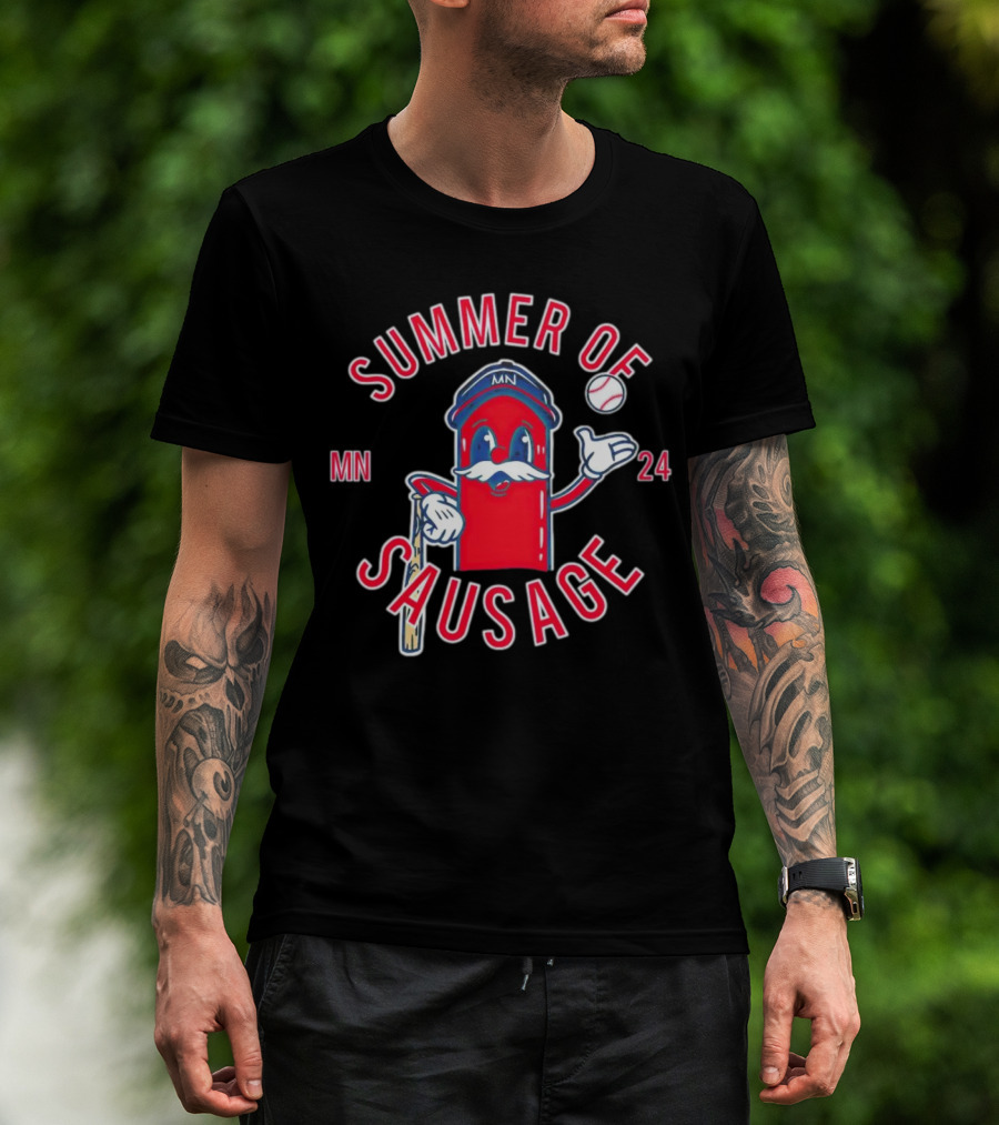 Summer Of Sausage MN Baseball Mascot 24 T-Shirt