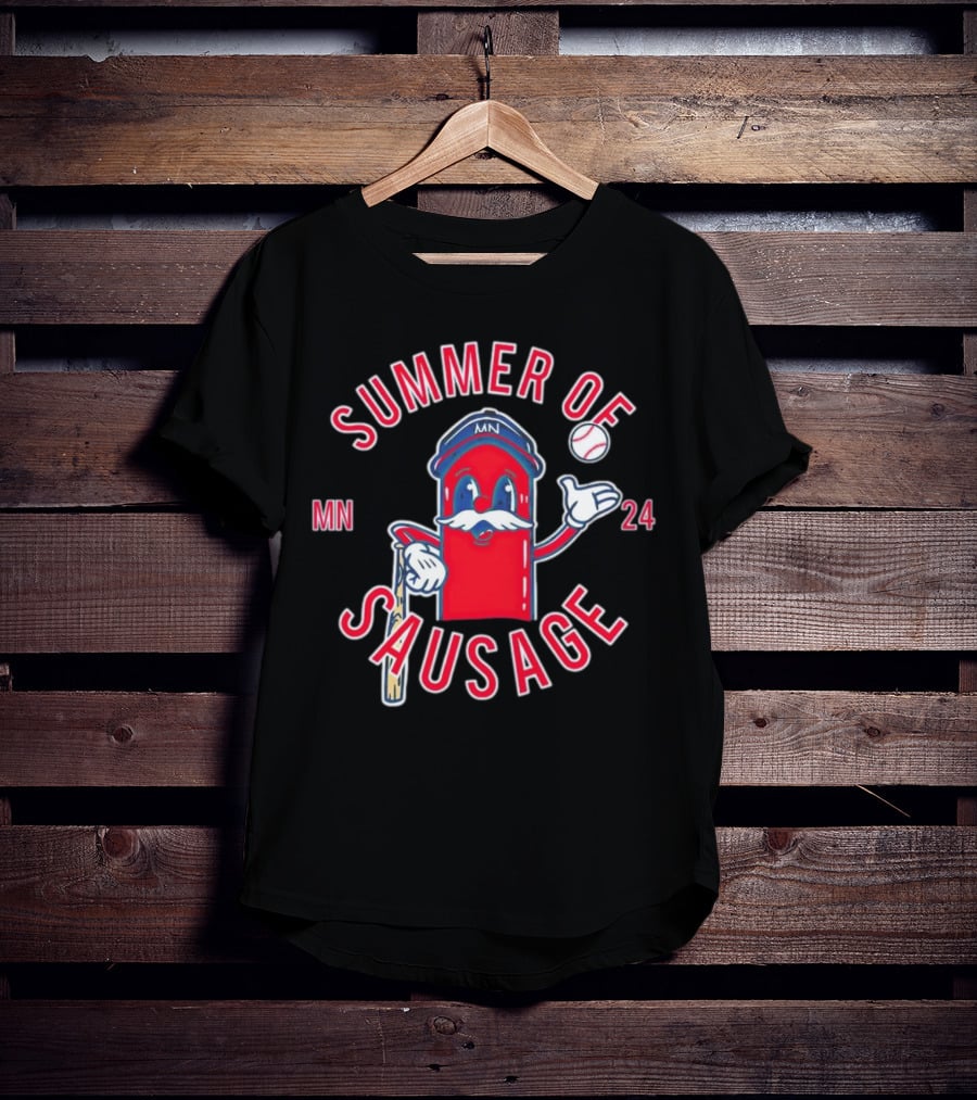 Summer Of Sausage MN Baseball Mascot 24 T-Shirt