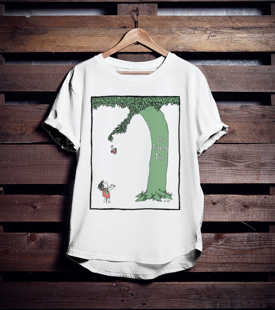 The Tripping Tree Heart Exchange Green Animation T-Shirt