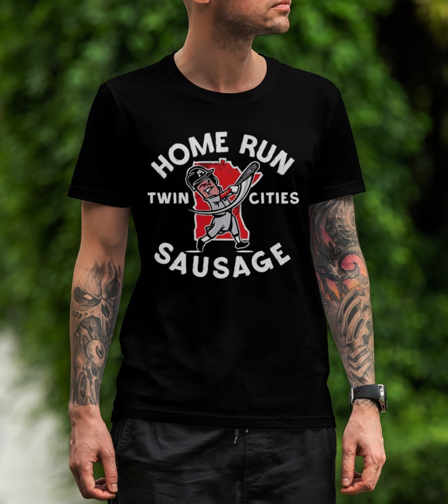 Twin Cities Home Run Sausage Minnesota Twins T-Shirt