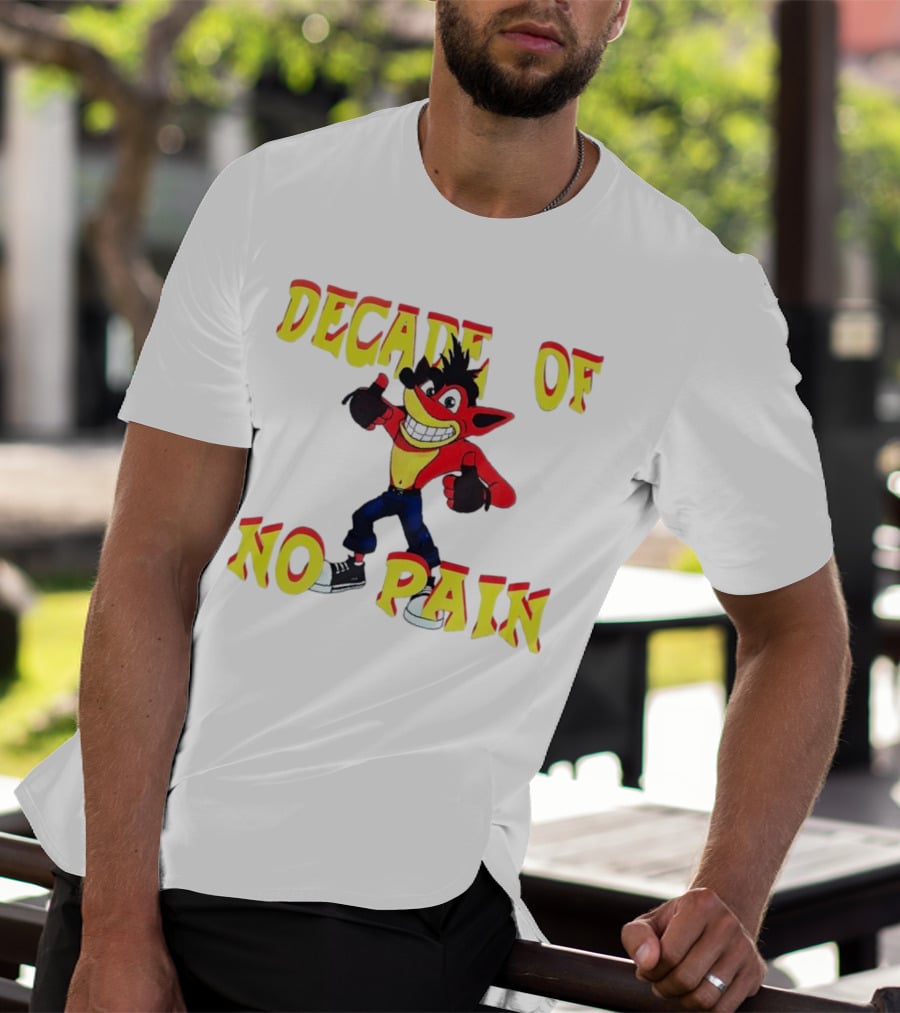 Decade Of No Pain Crash Bandicoot Thumbs Up T-Shirt