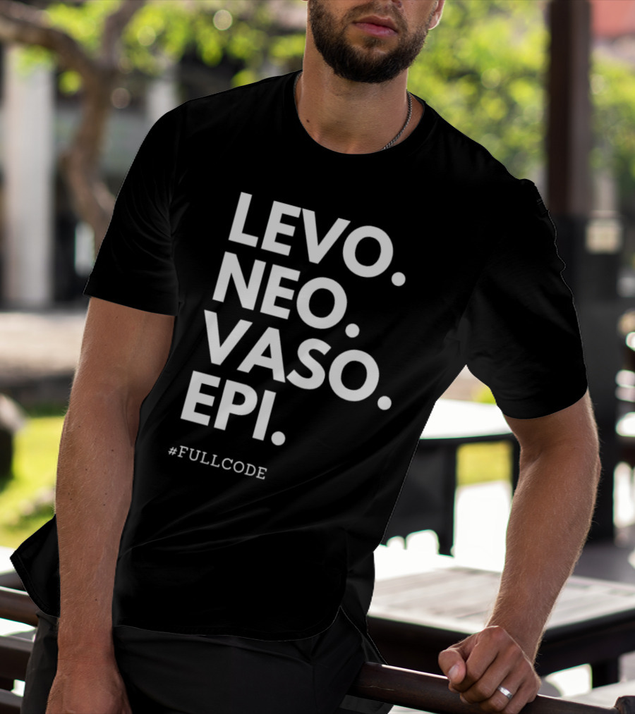 Levo Neo Vaso Epi Fullcode Text T-Shirt