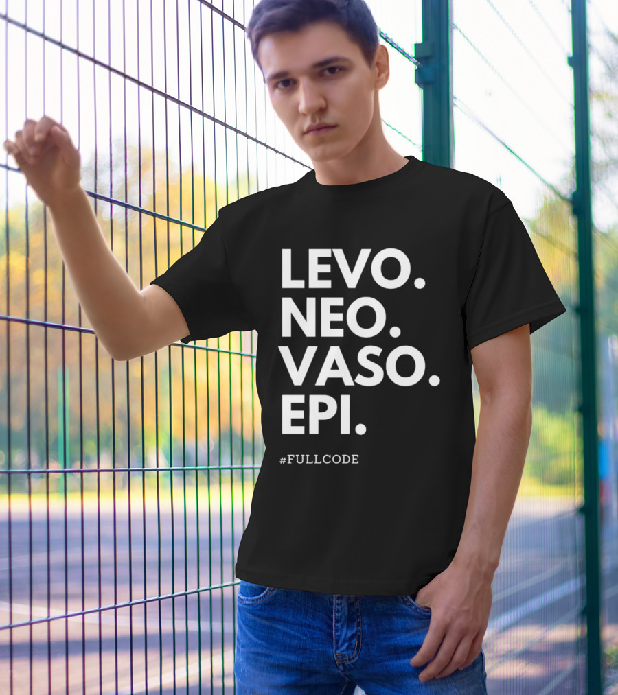 Levo Neo Vaso Epi Fullcode Text T-Shirt