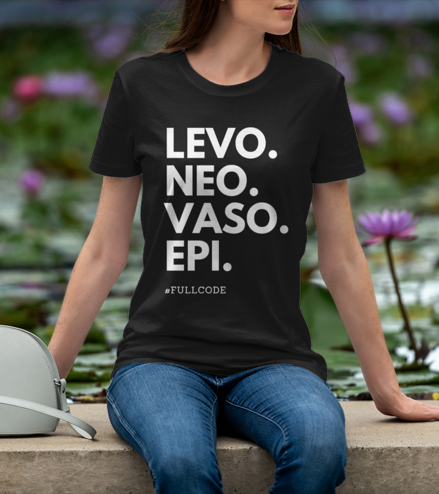 Levo Neo Vaso Epi Fullcode Text T-Shirt