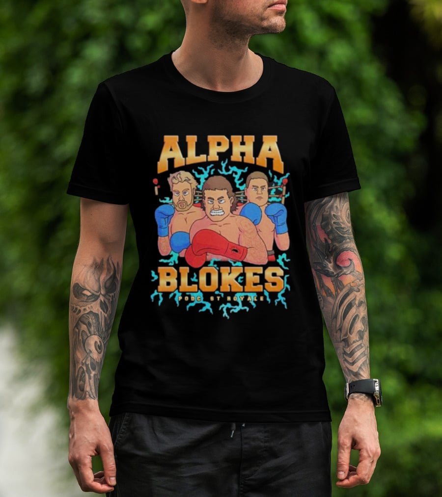 Alpha Blokes Podc St Royale Boxing Trio T-Shirt